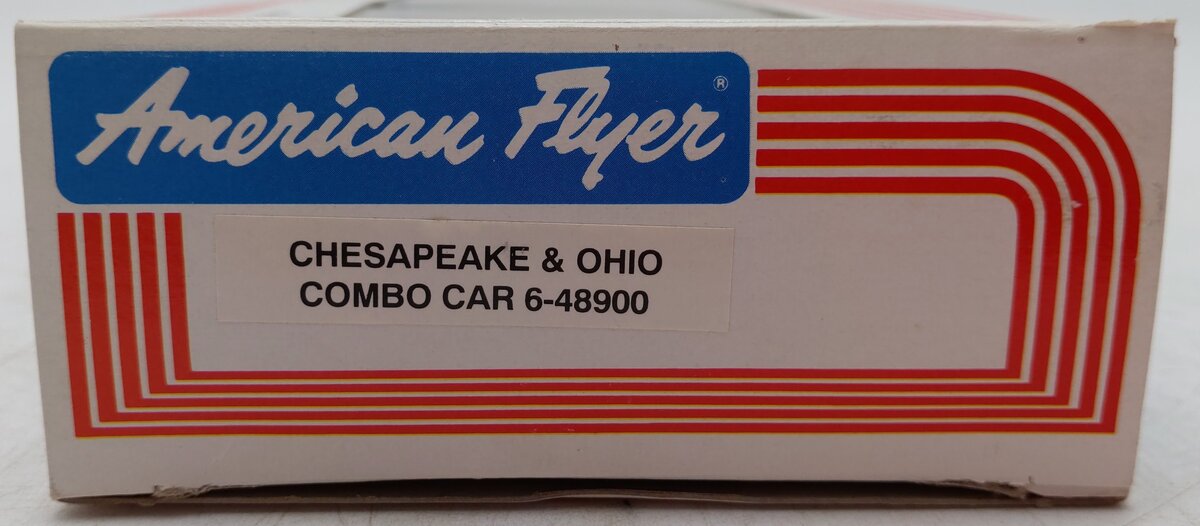 American Flyer 6-48900 S Gauge Chesapeake & Ohio Combination Car VG/Box