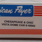 American Flyer 6-48902 S Gauge Chesapeake & Ohio Vista Dome Car EX/Box