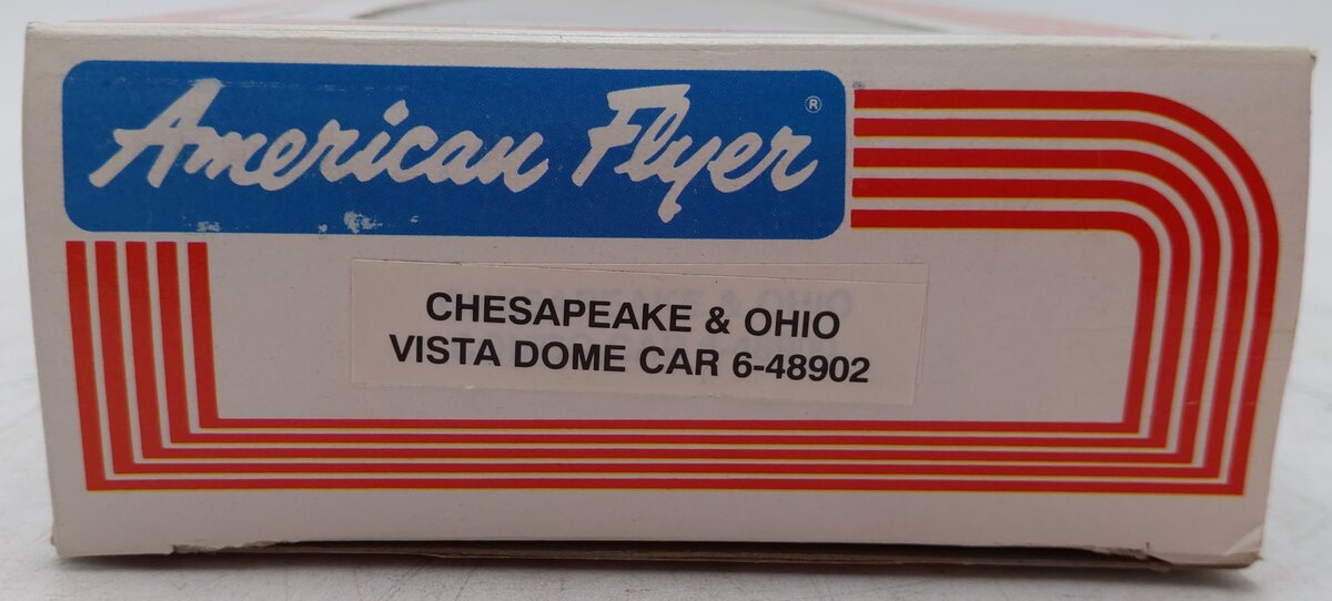 American Flyer 6-48902 S Gauge Chesapeake & Ohio Vista Dome Car EX/Box
