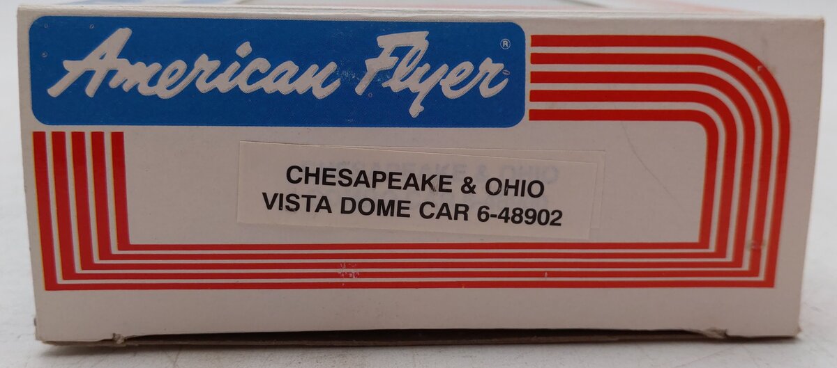 American Flyer 6-48902 S Gauge Chesapeake & Ohio Vista Dome Car EX/Box