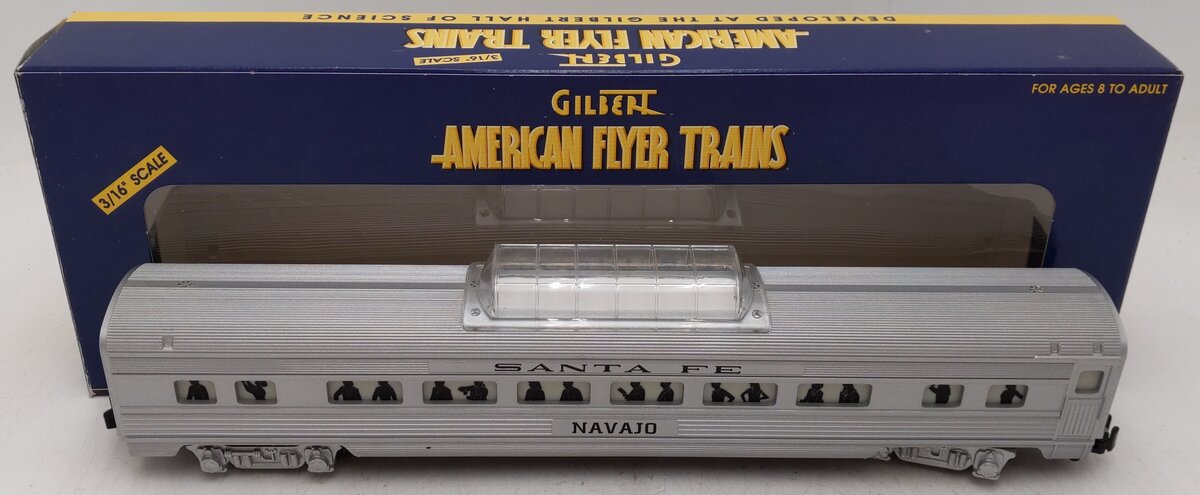 American Flyer 6-48948 S Scale Navajo Streamlined Vista Dome Car EX/Box
