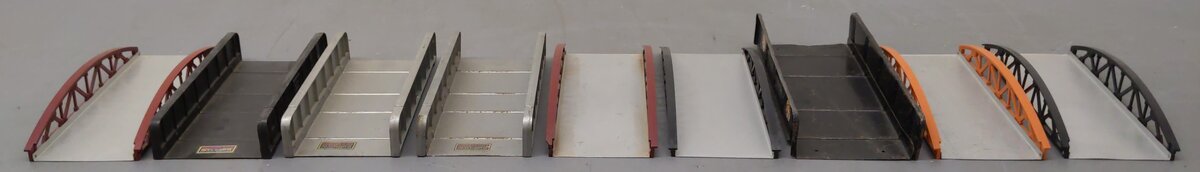 American Flyer/Marx 23571/581 Vintage S  Truss & Girder Bridges [9] VG