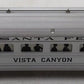 American Flyer 6-48947 S Gauge Santa Fe Streamlined Vista Canyon Observation Car EX/Box