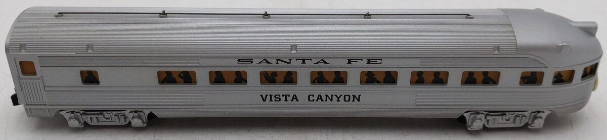 American Flyer 6-48947 S Gauge Santa Fe Streamlined Vista Canyon Observation Car EX/Box