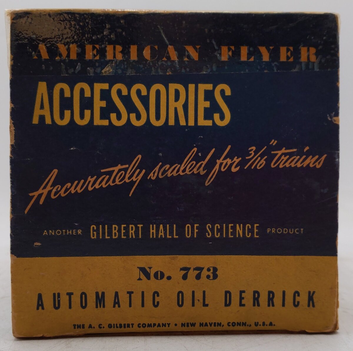 American Flyer 773 Vintage S Operating Oil Derrick VG/Box