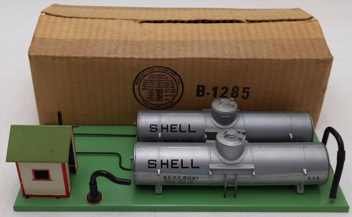 American Flyer 768 Vintage S Shell Oil Supply Depot VG/Box
