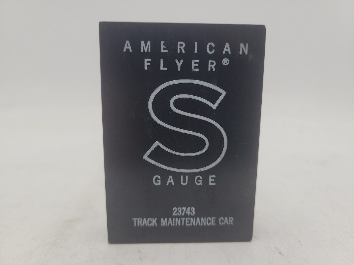 American Flyer 23743 Vintage S Track Maintenance Car w/Kleer-Pak EX/Box