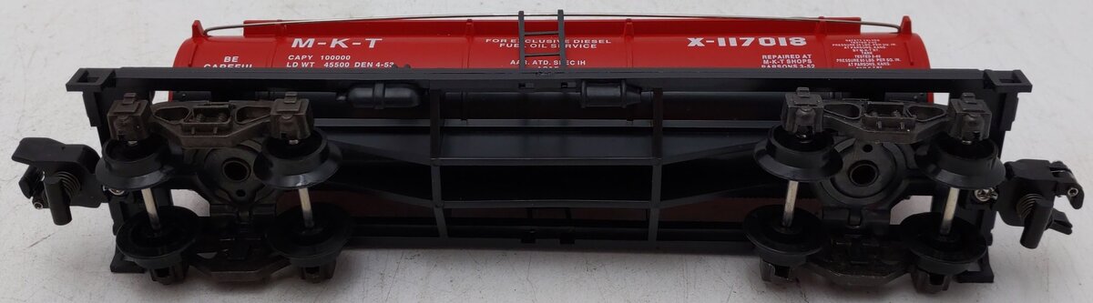 American Flyer 6-48497 S Gauge TCA 1996 M-K-T 3-Dome Tank Car #X-117018 EX/Box