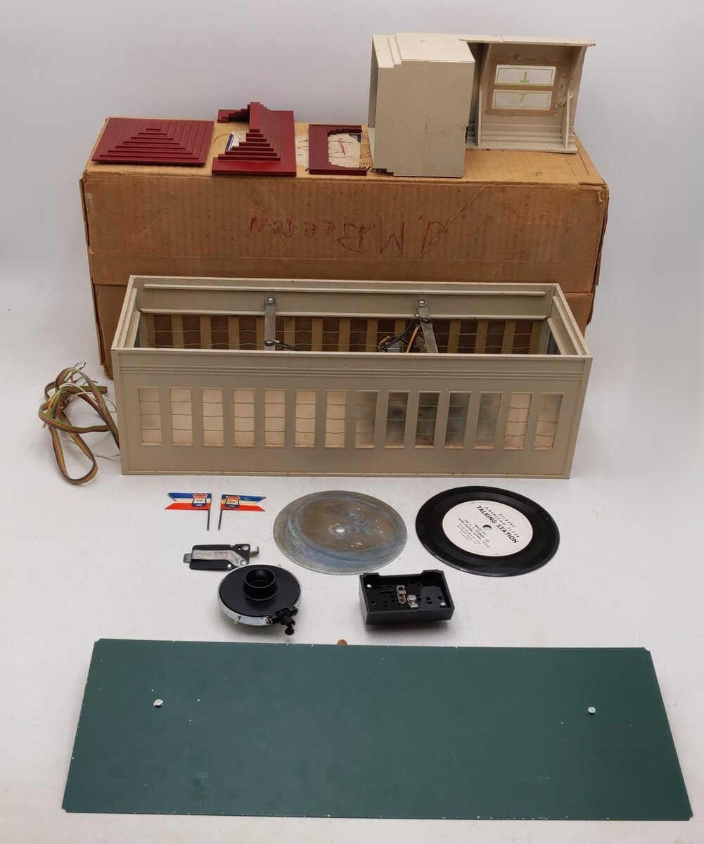 American Flyer 799 Vintage S Gauge Talking Station VG/Box