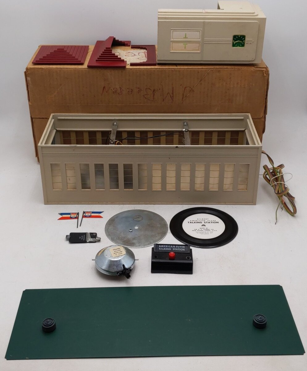American Flyer 799 Vintage S Gauge Talking Station VG/Box