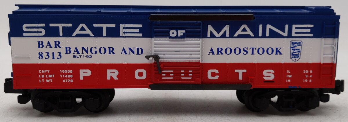 American Flyer 6-48313 S Scale Bangor & Aroostook - State of Maine Boxcar VG/Box