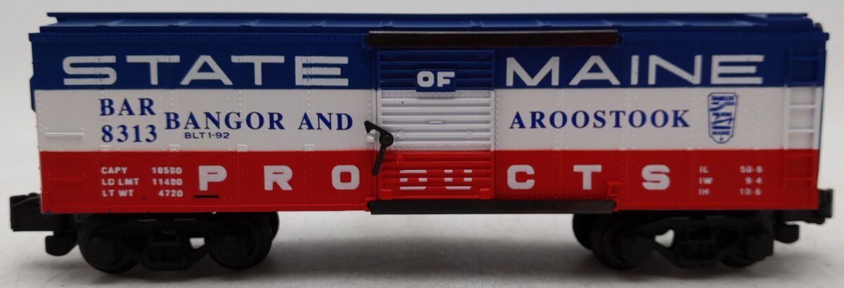 American Flyer 6-48313 S Scale Bangor & Aroostook - State of Maine Boxcar VG/Box