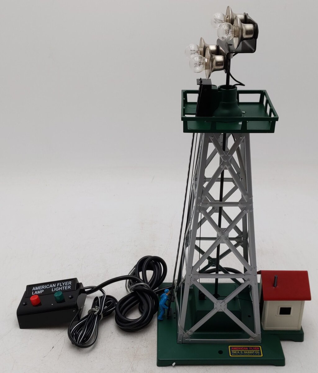 American Flyer 6-49805 S Scale Gabe the Lamplighter Tower EX/Box