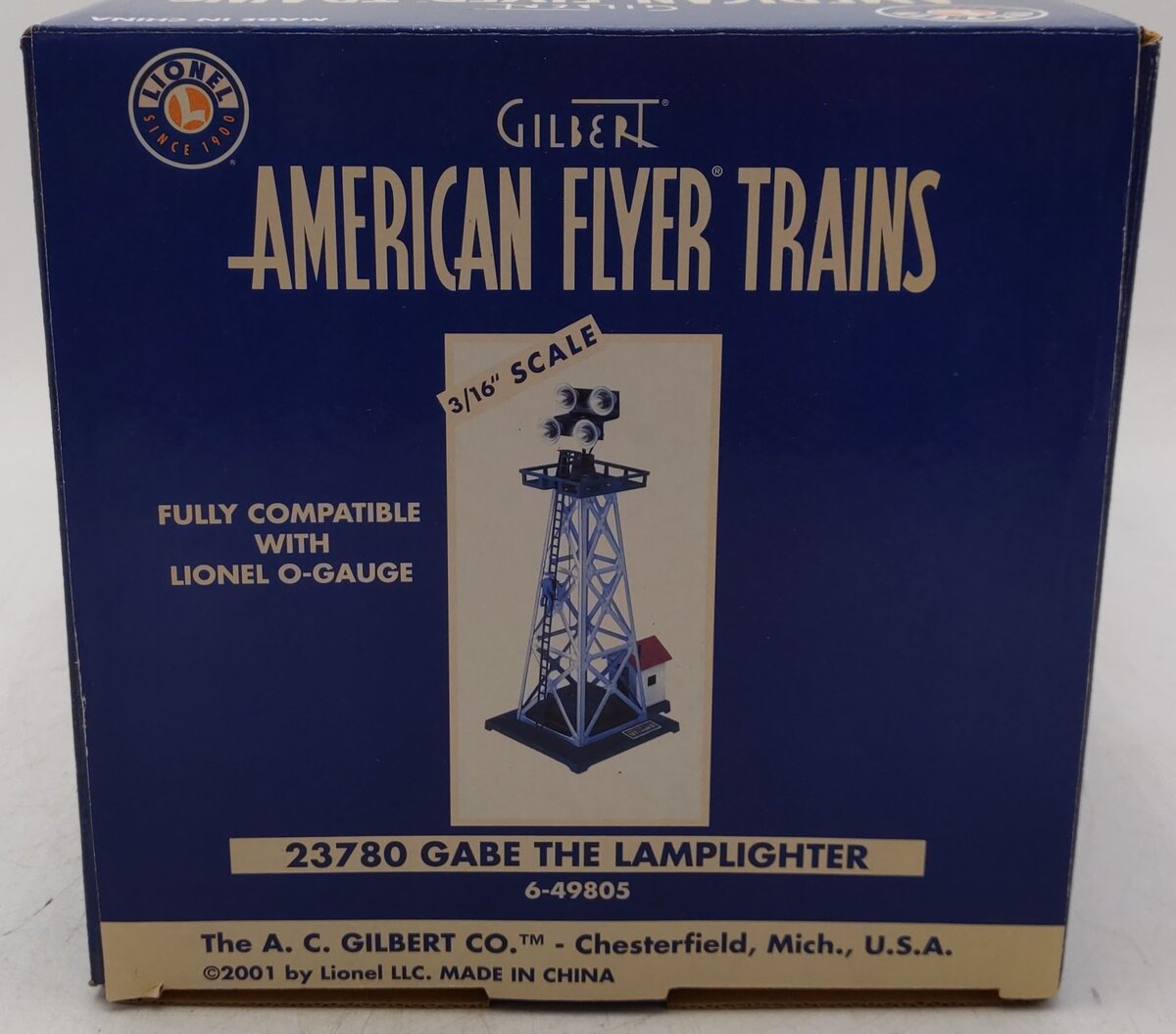 American Flyer 6-49805 S Scale Gabe the Lamplighter Tower EX/Box