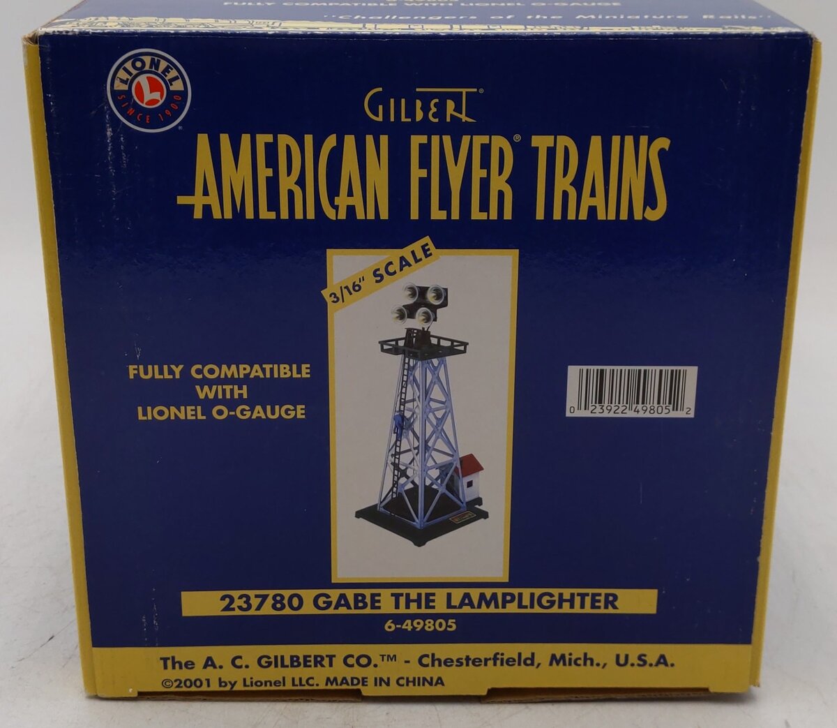 American Flyer 6-49805 S Scale Gabe the Lamplighter Tower EX/Box