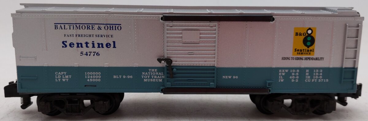 American Flyer 6-48326 S Gauge TCA '96 Baltimore & Ohio Sentinel Box Car #54776 EX/Box