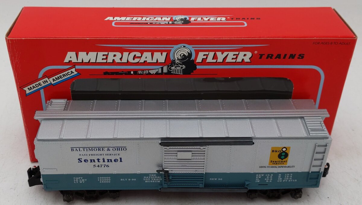 American Flyer 6-48326 S Gauge TCA '96 Baltimore & Ohio Sentinel Box Car #54776 EX/Box