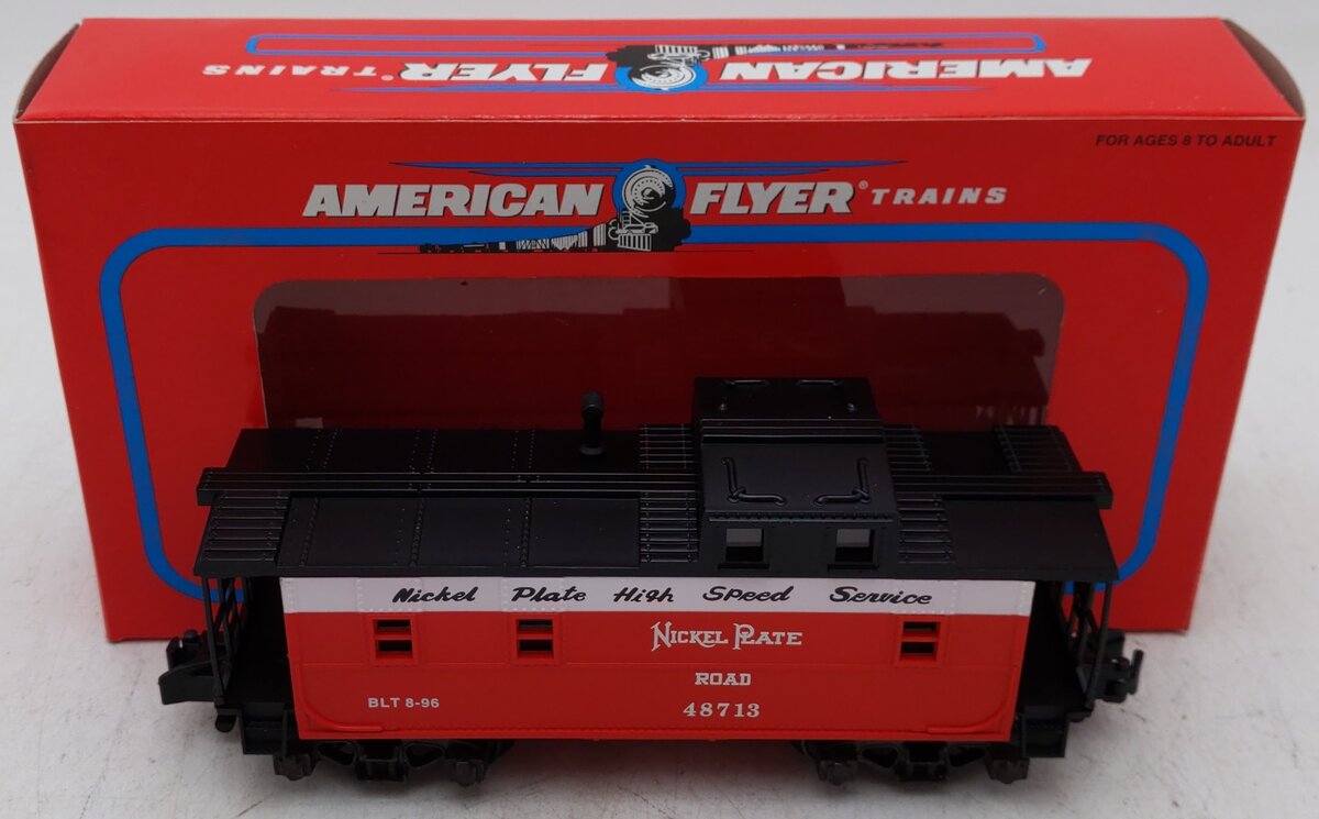 American Flyer 6-48713 S Scale Nickel Plate Road Caboose EX/Box