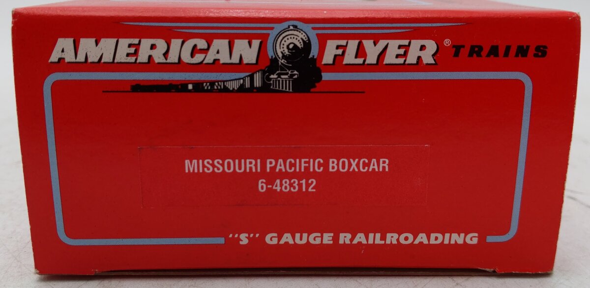 American Flyer 6-48312 S Gauge Missouri Pacific Boxcar #8312 VG/Box