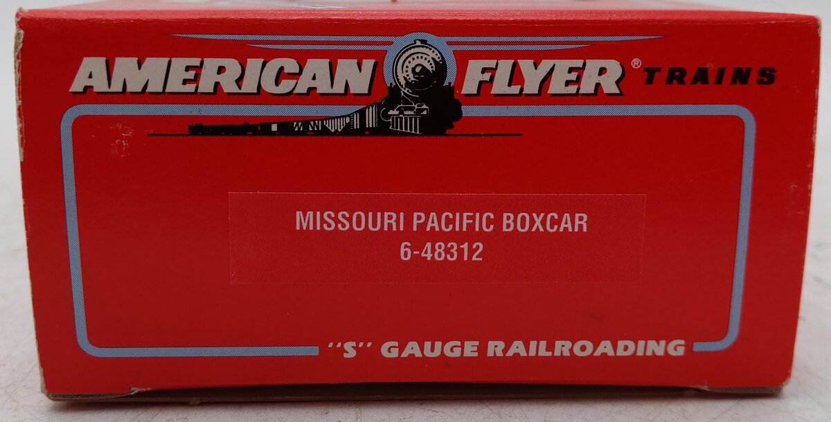American Flyer 6-48312 S Gauge Missouri Pacific Boxcar #8312 VG/Box