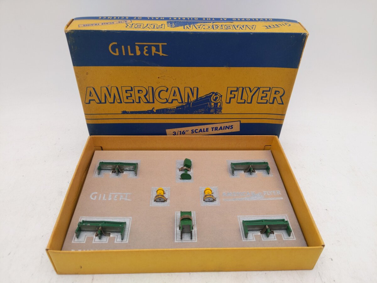 American Flyer 32 Vintage S City Street Equipment Metal Accessories VG/Box