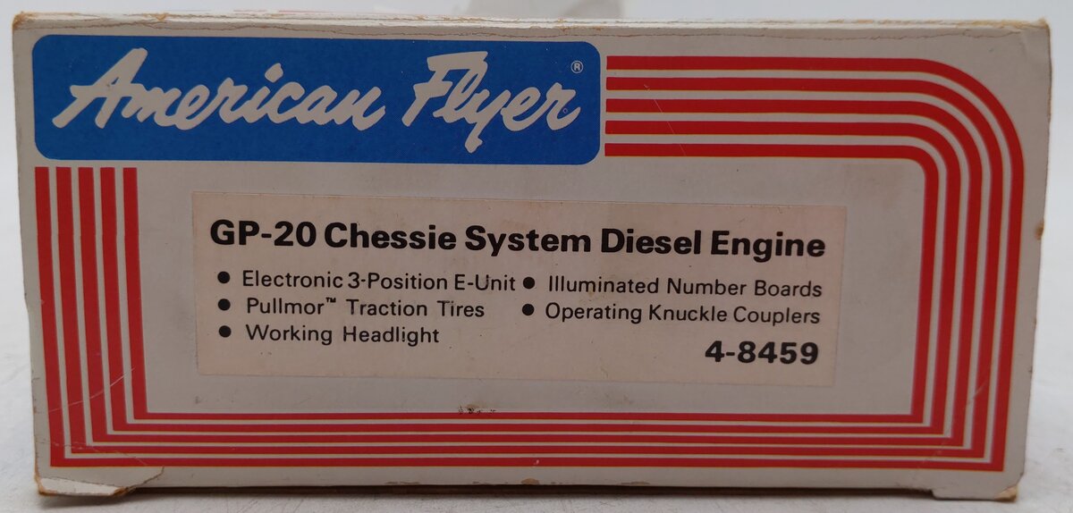 American Flyer 4-8459 S Gauge B&O Chessie System GP20 Diesel Engine EX/Box