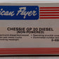 American Flyer 6-48004 S Scale Chessie GP-20 Dummy Diesel Locomotive EX/Box