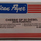 American Flyer 6-48004 S Scale Chessie GP-20 Dummy Diesel Locomotive EX/Box