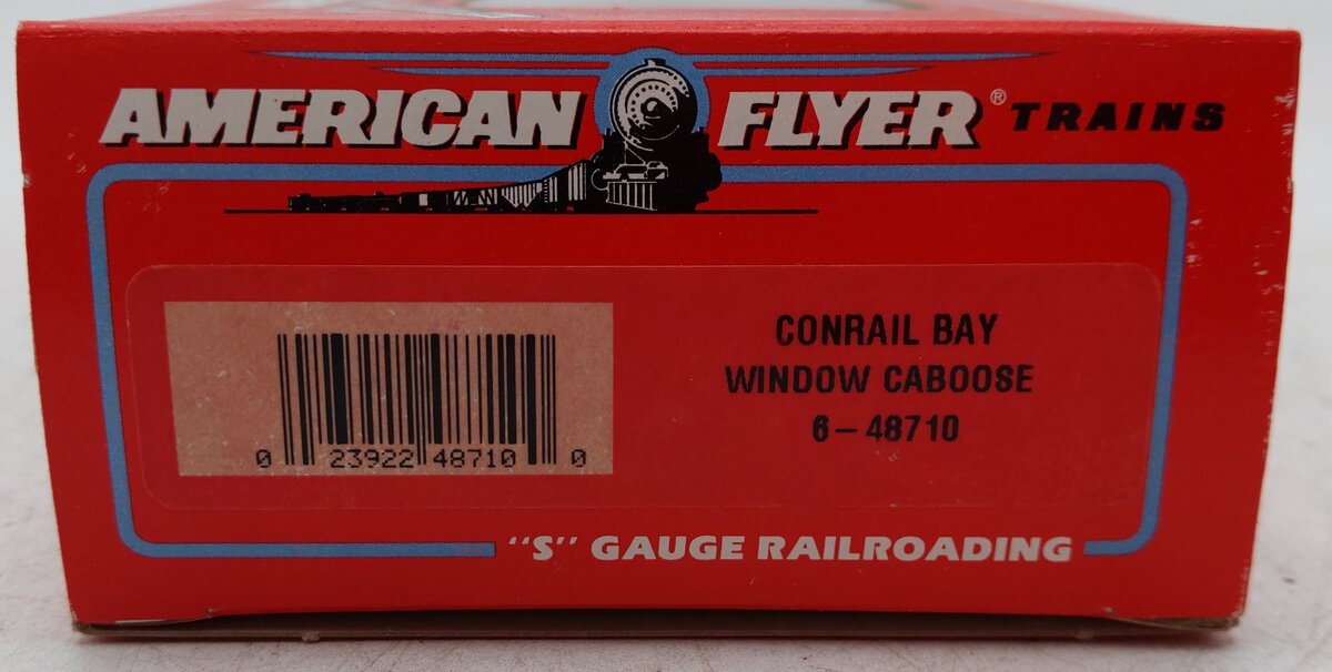 American Flyer 6-48710 S Scale Conrail Bay Window Caboose #21503 EX/Box