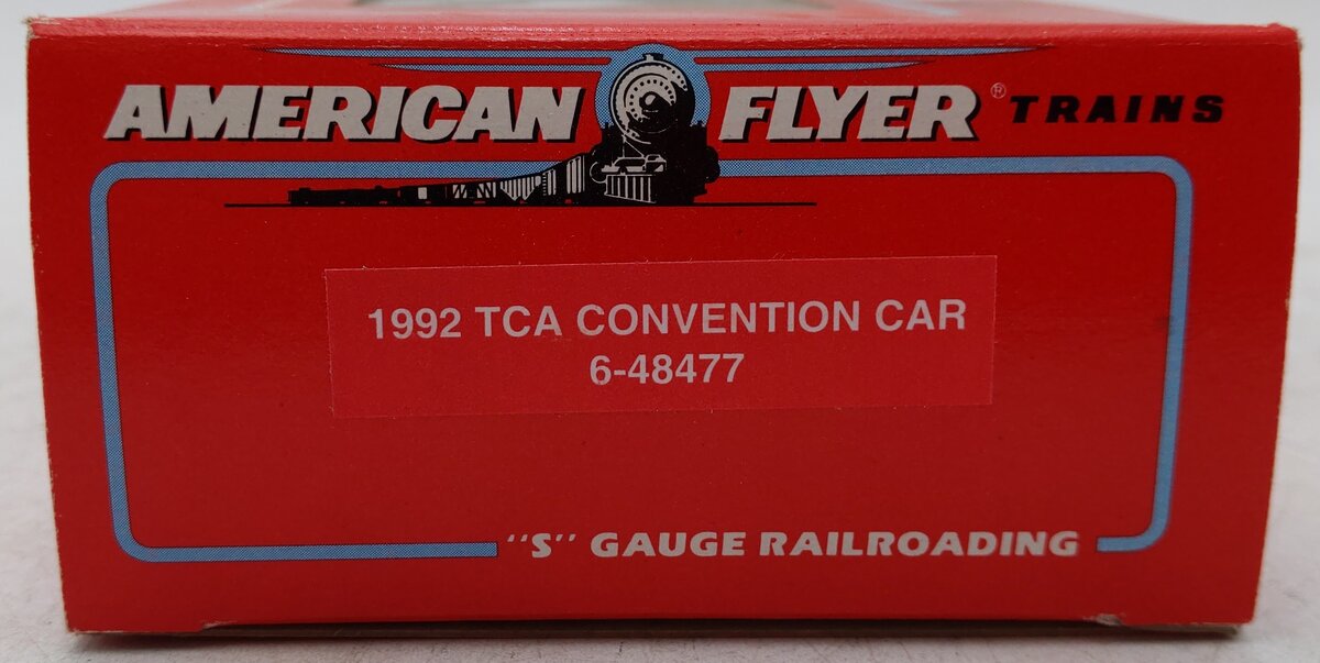 American Flyer 6-48477 S Gauge TCA 1992 Ralston Purina Convention Box Car #11492 EX/Box