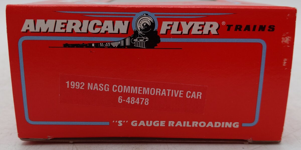 American Flyer 6-48478 S Scale Burlington NASG Boxcar #792 EX/Box