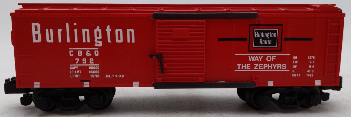 American Flyer 6-48478 S Scale Burlington NASG Boxcar #792 EX/Box