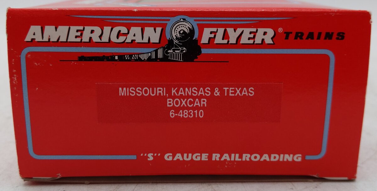 American Flyer 6-48310 S Gauge Missouri, Kansas & Texas Boxcar #8310 EX/Box