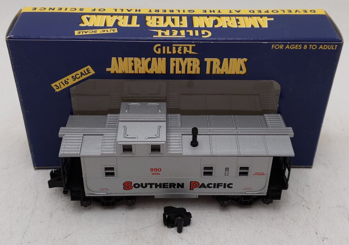 American Flyer 6-48714 S Gauge Southern Pacific Offset Cupola Caboose #990 VG/Box
