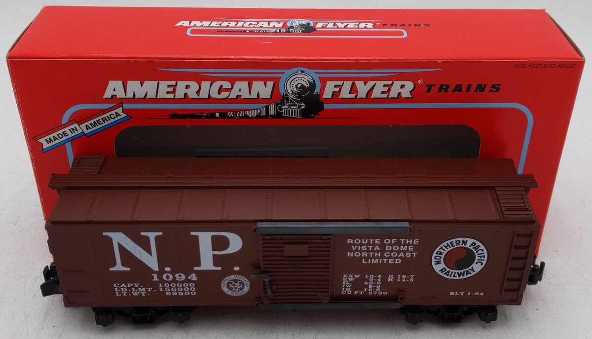 American Flyer 6-48485 S Gauge Northern Pacific NASG Boxcar #1094 EX/Box