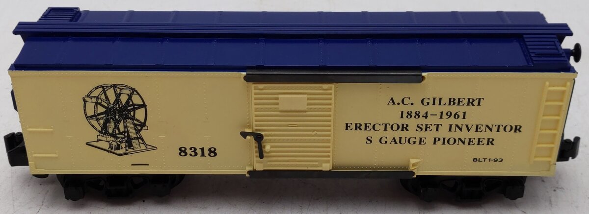 American Flyer 6-48318 S Gauge A.C. Gilbert Boxcar EX/Box