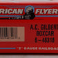 American Flyer 6-48318 S Gauge A.C. Gilbert Boxcar EX/Box
