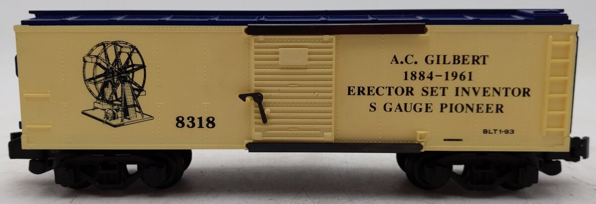 American Flyer 6-48318 S Gauge A.C. Gilbert Boxcar EX/Box
