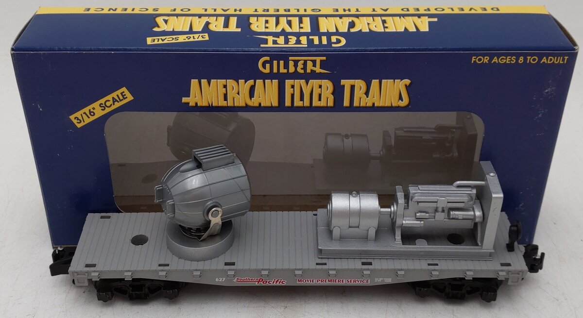 American Flyer 6-48516 S Scale Southern Pacific Operating Searchlight Car #627 EX/Box