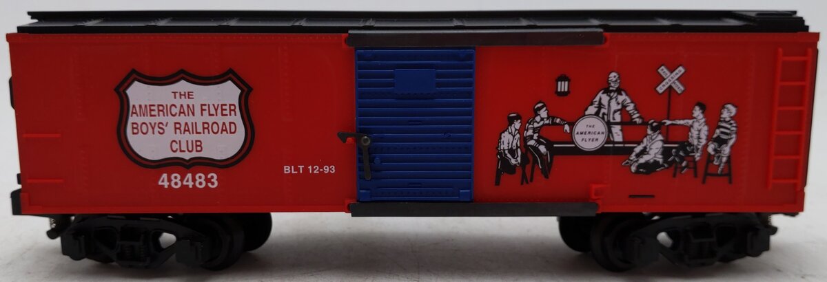 American Flyer 6-48483 S Scale Boy's Club Boxcar #48483 EX/Box