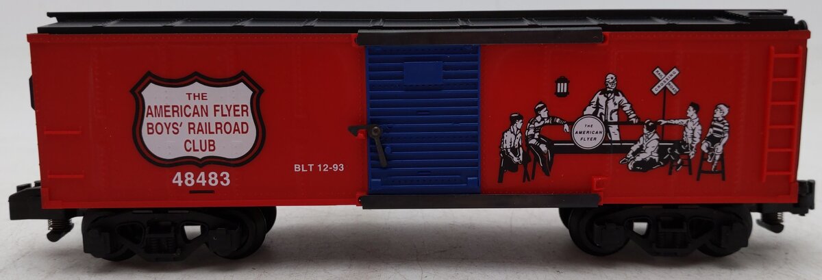 American Flyer 6-48483 S Scale Boy's Club Boxcar #48483 EX/Box