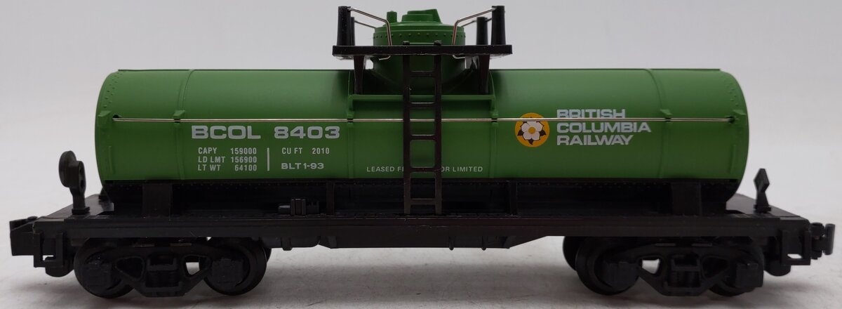 American Flyer 6-48403 S Gauge British Columbia Tank Car #8403[High-Rail] EX/Box