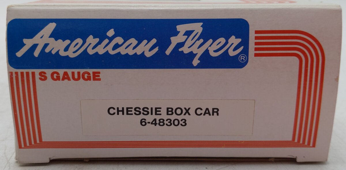 American Flyer 6-48303 S Gauge Chessie Boxcar EX/Box