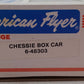 American Flyer 6-48303 S Gauge Chessie Boxcar EX/Box