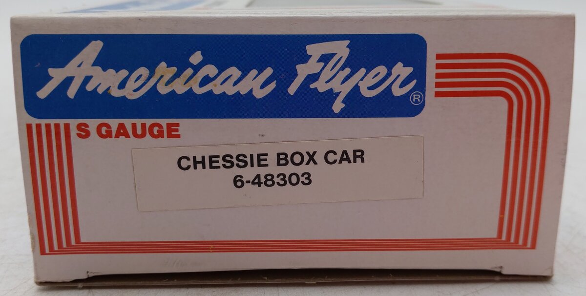American Flyer 6-48303 S Gauge Chessie Boxcar EX/Box
