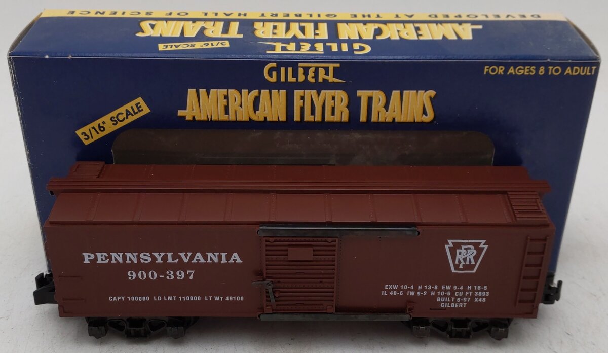 American Flyer 6-48330 S Gauge Pennsylvania Railroad Boxcar #900-397 EX/Box