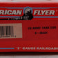American Flyer 6-48404 S Scale U.S. Army Single Dome Tank Car EX/Box