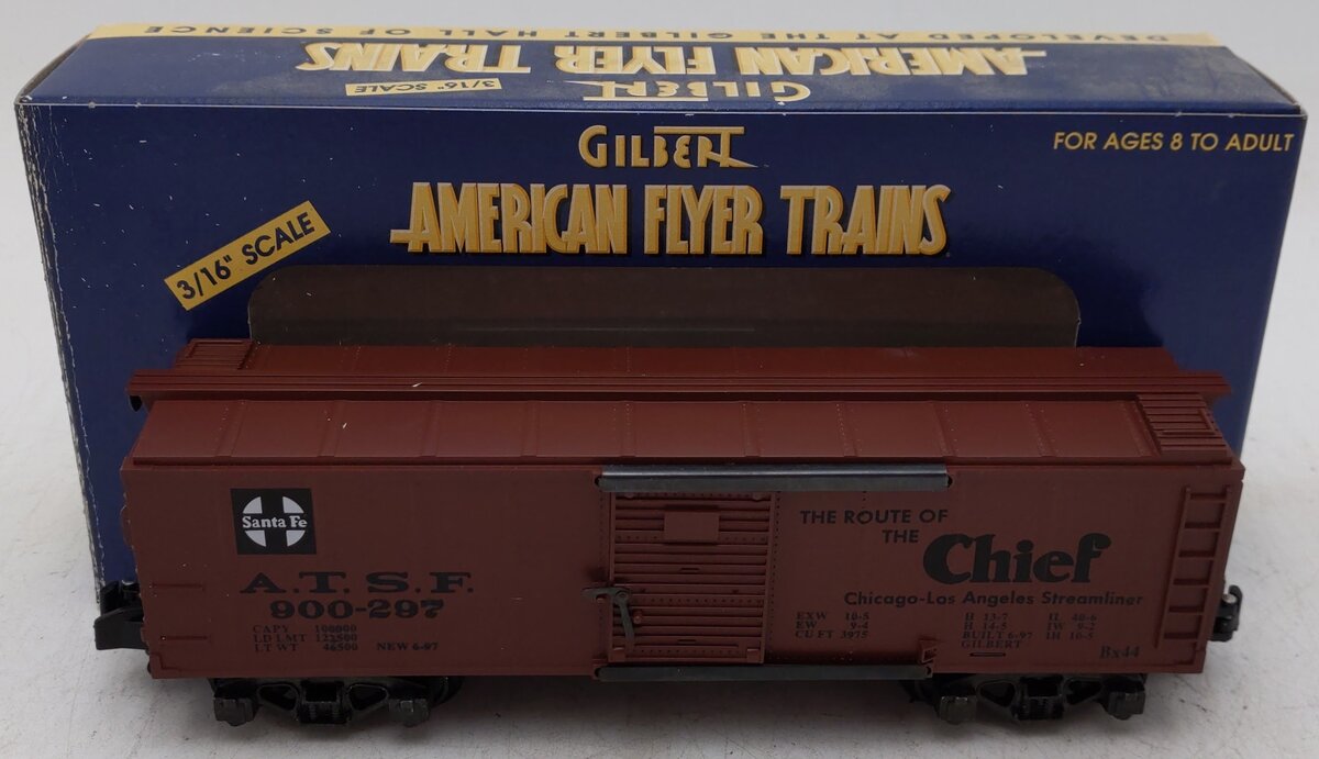 American Flyer 6-48329 S Gauge AT&SF Boxcar #900-297 EX/Box