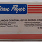 American Flyer 6-48001 S Gauge Illinois Central GP-20 Diesel Locomotive EX/Box
