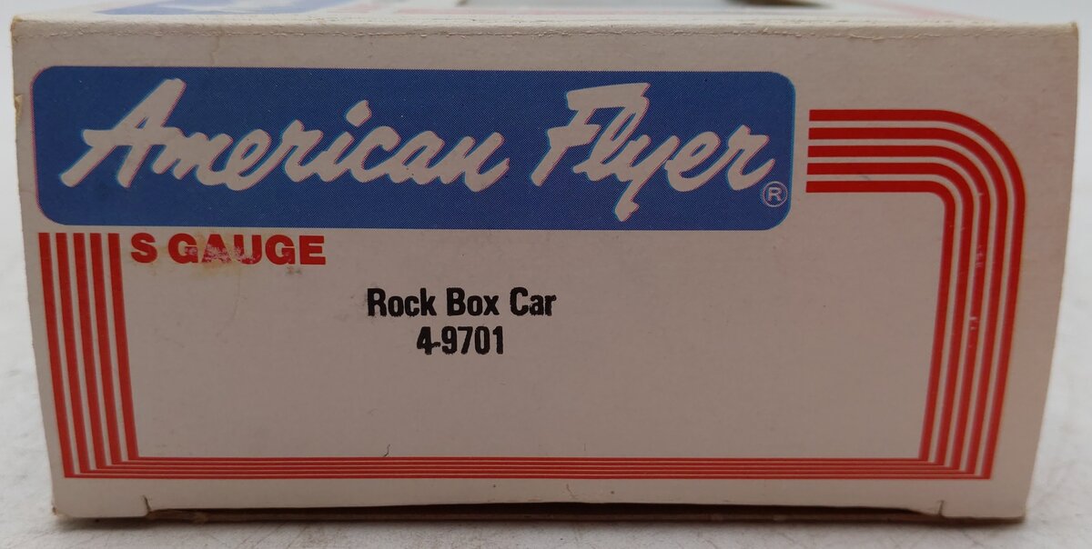 American Flyer 4-9701 S Gauge The Rock Box Car #9701 EX/Box